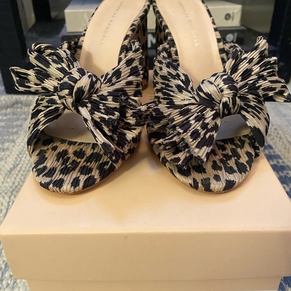 Loeffler Randall Penny Leopard Sandal - Picture 2 of 6